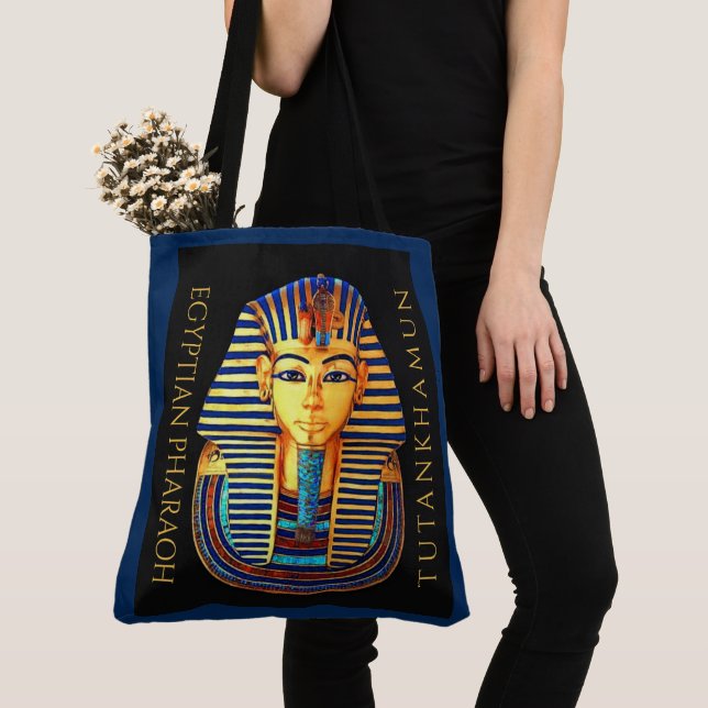 Pharaoh Tutankhamun Fine Art Fabric Bag (Von Nahem)
