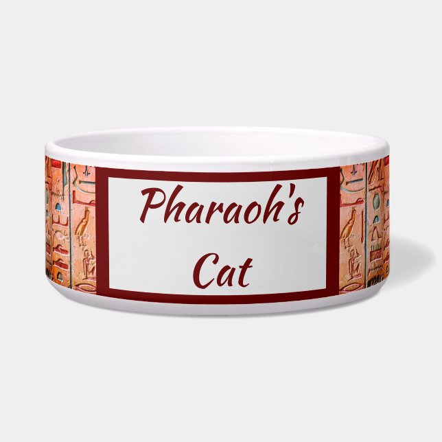 Pharaoh's Cat Keramik Pet Bowl Napf (Vorderseite)
