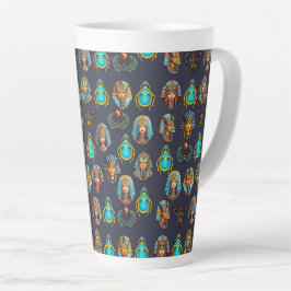 Pharaoh's Legacy: Antique Egyptian Patterns Milchtasse