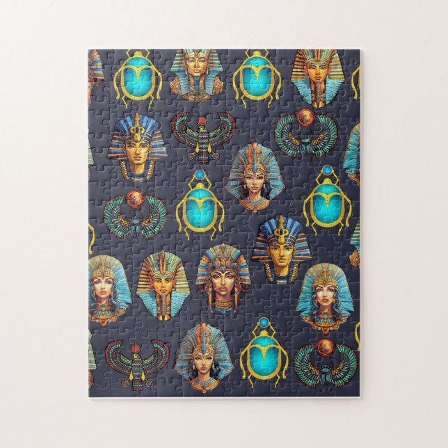 Pharaoh's Legacy: Antique Egyptian Patterns  Puzzle (Vertikal)