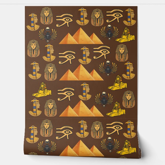 Pharaoh's Legacy: Antique Egyptian Patterns  Tapete (Abrollen)