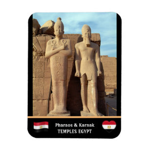 Pharaonen, Karnak Tempel / Altes Ägypten Magnet