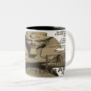 Pharaos-Erbe-Tasse - Ägyptischer Kaffeebecher Zweifarbige Tasse