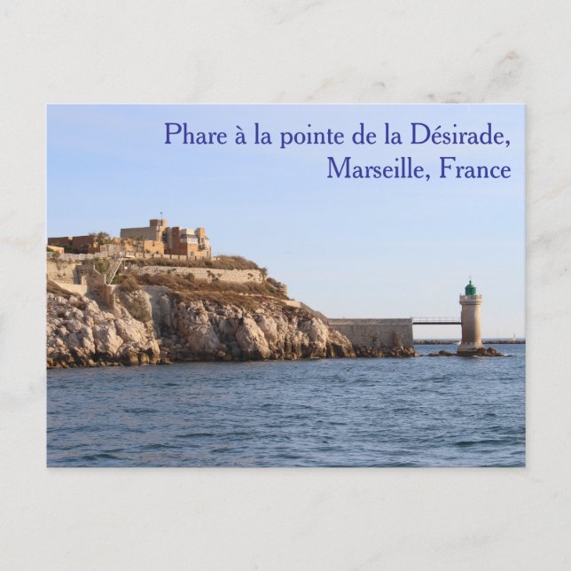 Phare à la pointe de la Désirade Postcard Postkarte (Vorderseite)