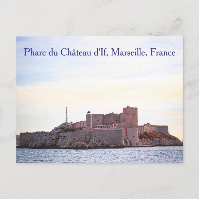 Phare du Château d’If, Marseille, France, Postcard Postkarte (Vorderseite)