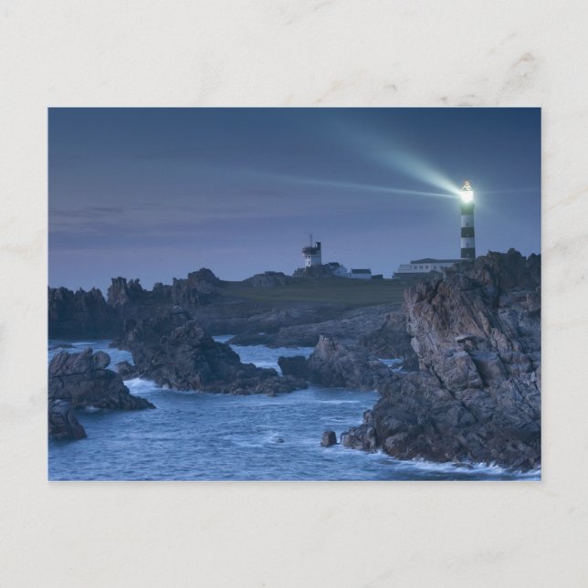 Phare du Créac'h Finistère Frankreich Postkarte (Vorderseite)
