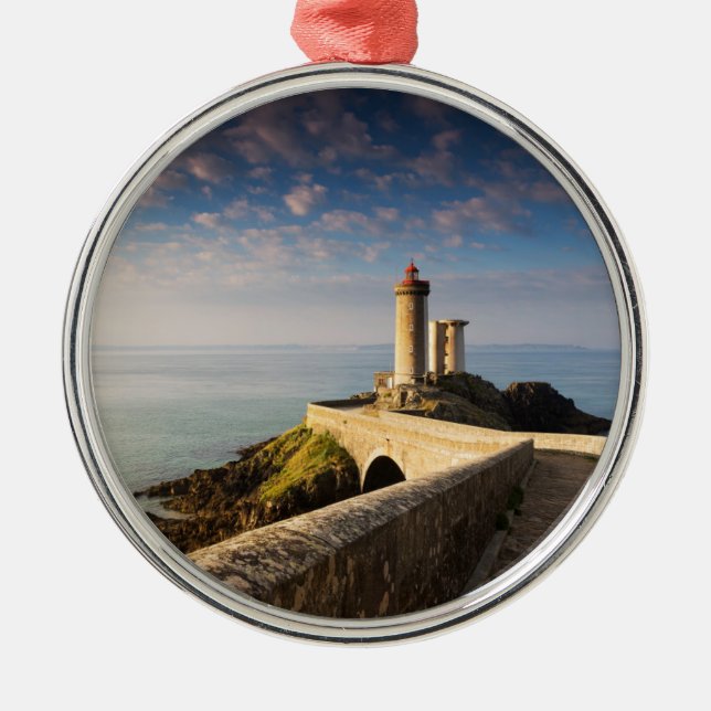 Phare du Petit Minou (Minou Leuchtturm) Ornament Aus Metall (Vorne)