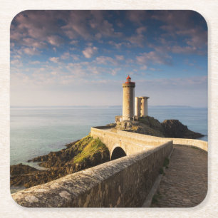 Phare du Petit Minou (Minou Leuchtturm) Rechteckiger Pappuntersetzer
