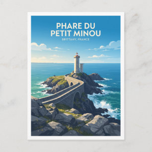 Phare du Petit Minou Plouzané Frankreich Geschenk Postkarte