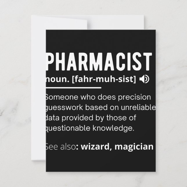 pharmacist save the date (Vorderseite)