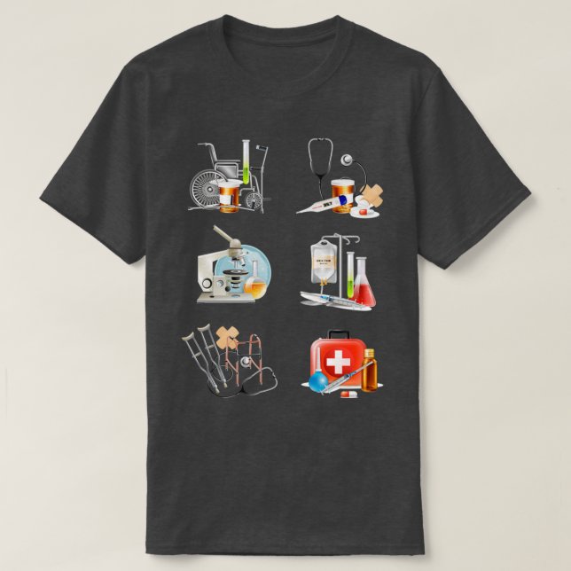 Pharmacology Heart Pack 3 T-Shirt (Design vorne)