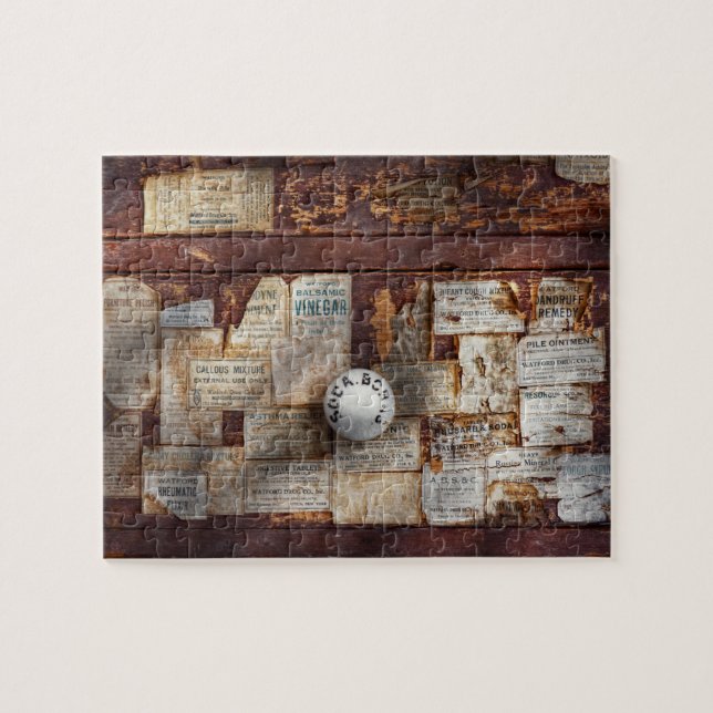 Pharmacy - Anzeichen der Zeit Puzzle (Horizontal)