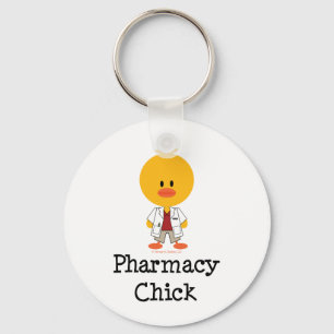 Pharmacy Chick Keychain Schlüsselanhänger
