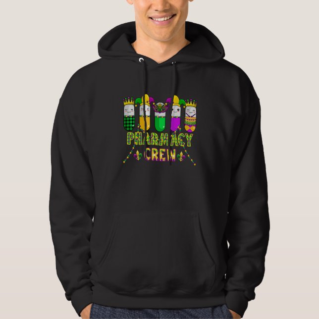 Pharmacy Crew Mardi Gras  Carnival Pharmacy Squad  Hoodie (Vorderseite)