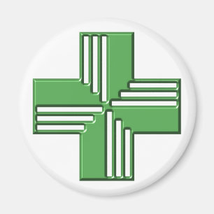 Pharmacy Cross Magnet