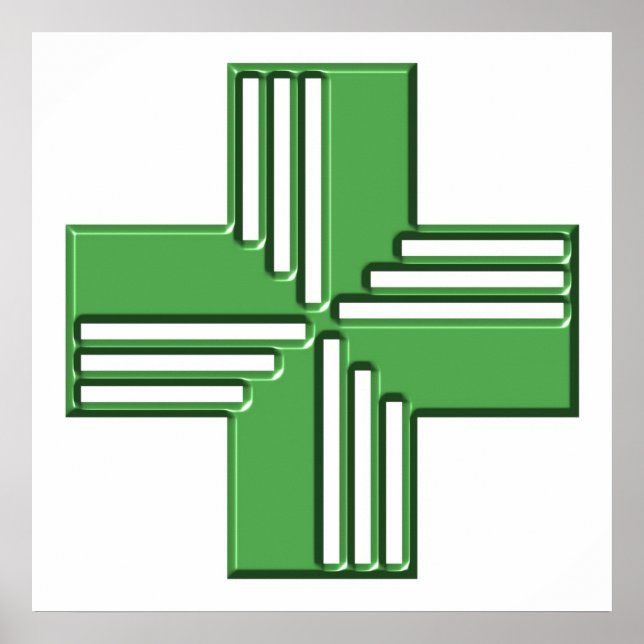Pharmacy Cross Poster (Vorne)