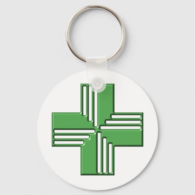 Pharmacy Cross Schlüsselanhänger (Vorderseite)