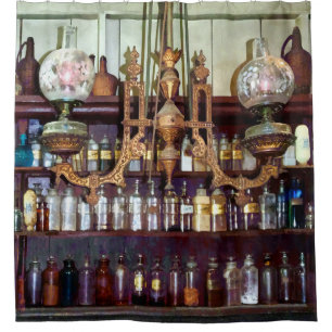 Pharmacy des 19. Jahrhunderts Duschvorhang