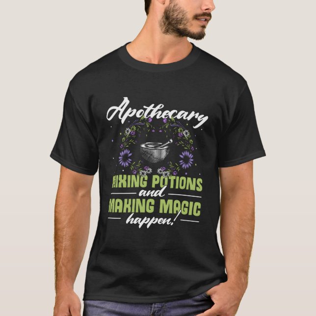 Pharmacy Pharmasaurus Rx Funny Pharm Ap T-Shirt (Vorderseite)