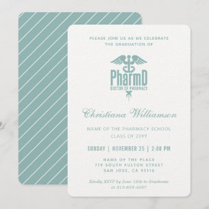 Pharmacy PharmD Pharmacy Abschluss Einladung