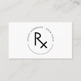 Pharmacy RX Business Card Visitenkarte