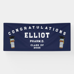 Pharmacy School Pharmacist Graduation Party Banner