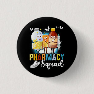 Pharmacy Squad Halloween Pillen von Spooky Pharmac Button