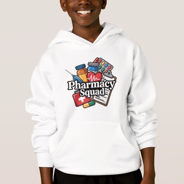 Pharmacy Squad'. Hoodie (Vorderseite)