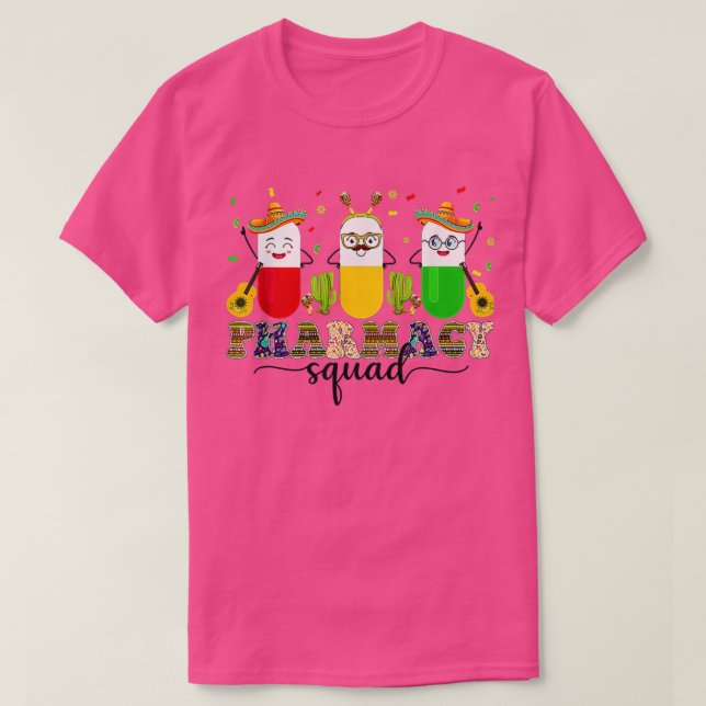 Pharmacy Squad Mexico Lover Cin T-Shirt (Design vorne)
