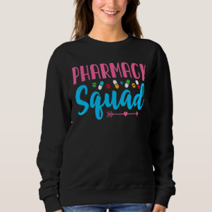 Pharmacy Squad Niedlich Arrow Pill Pharm Te Sweatshirt