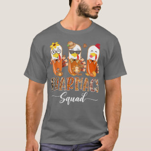 Pharmacy Squad Niedlich Turkey Pills T-Shirt