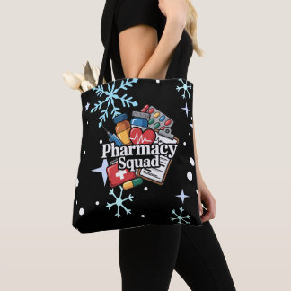'Pharmacy Squad'.Tote bag