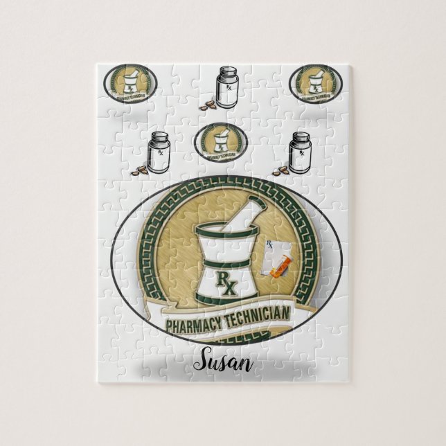 Pharmacy Tech Jigsaw Puzzle Daisy (Vertikal)