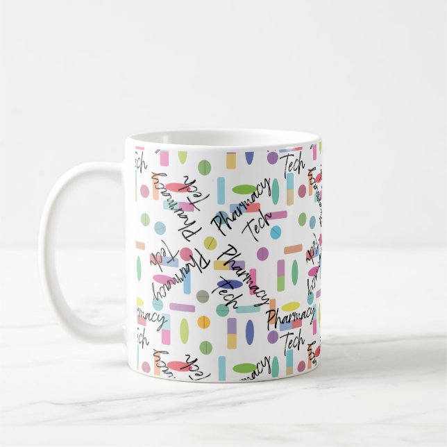 Pharmacy Tech Kaffee-Tasse Kaffeetasse (Links)