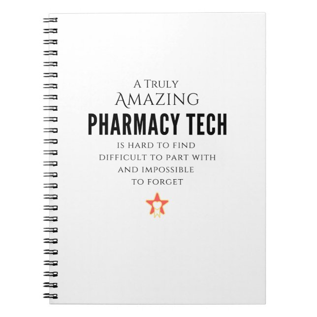 Pharmacy Tech Notizblock (Vorderseite)