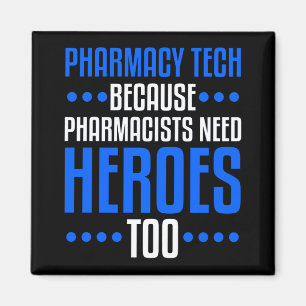 Pharmacy Tech Pharm Technischer Gutschein Magnet