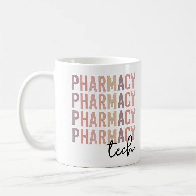 Pharmacy Tech | Pharmazeutischer Unternehmer Kaffeetasse (Links)