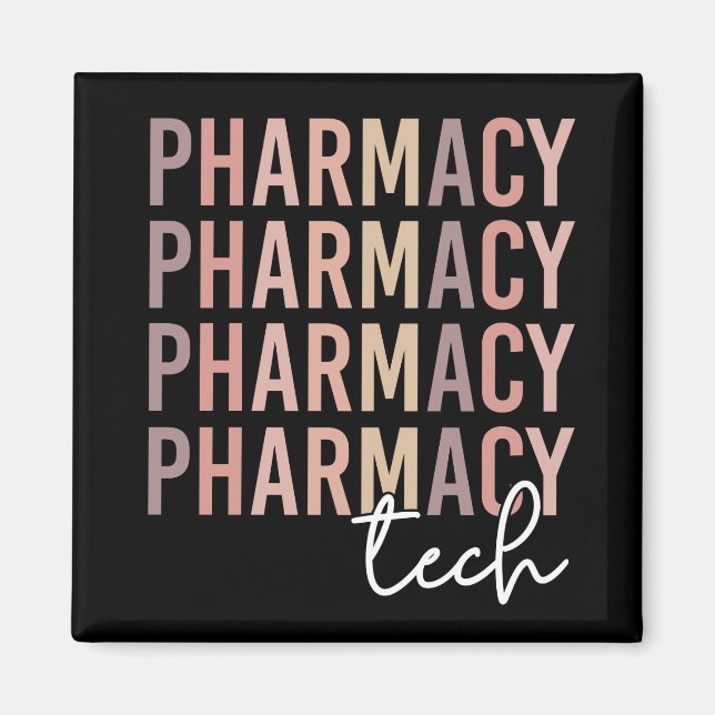 Pharmacy Tech | Pharmazeutischer Unternehmer Magnet (Vorne)