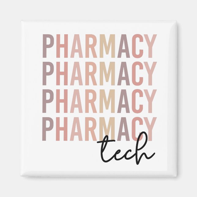 Pharmacy Tech | Pharmazeutischer Unternehmer Magnet (Vorne)