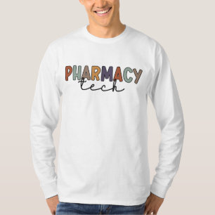 Pharmacy Tech Retro Pharmacy Technique T-Shirt