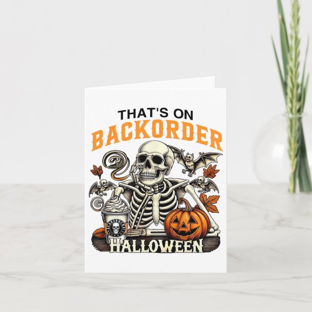Pharmacy Tech Skeleton Das ist Corder Funny Hallow Karte (Vorderseite)