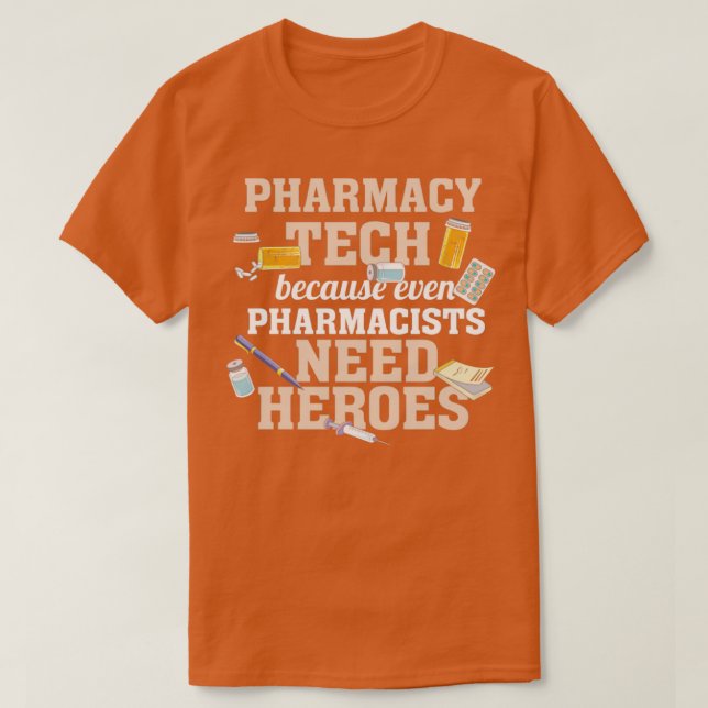 Pharmacy Technician I Pharmacy Tech Shirt I Pharma (Design vorne)