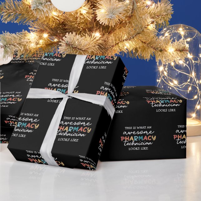 Pharmacy Technique Phantastisch Pharmacy Tech Funn Geschenkpapier (Feiertage)