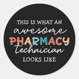 Pharmacy Technique Phantastisch Pharmacy Tech Funn Runder Aufkleber