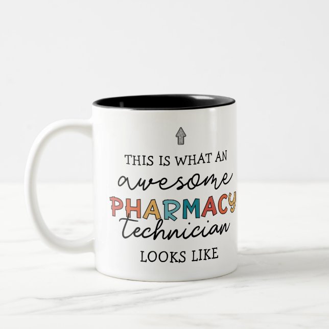 Pharmacy Technique Phantastisch Pharmacy Tech Funn Zweifarbige Tasse (Links)