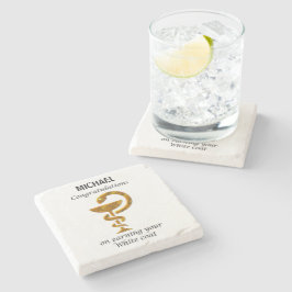 Pharmacy White Coat Zeremonie Herzlichen Glückwuns Steinuntersetzer