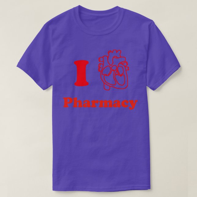 Pharmakokinetik im Herzen 1 T-Shirt (Design vorne)