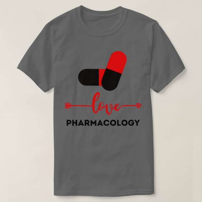 Pharmakokinetik Lover Black and Red Legal Drug Dea T-Shirt (Design vorne)