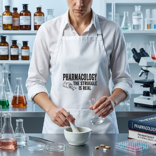 Pharmakologie Der Kampf ist echt Lustige Apotheke Schürze