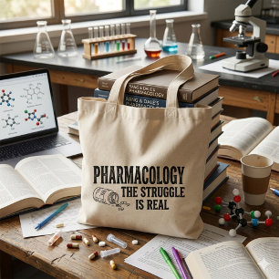 Pharmakologie Der Kampf ist echt Lustige Apotheke  Tragetasche